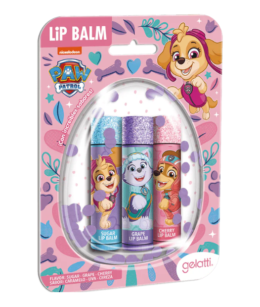 Balsamo Labial Lip Balm Paw Patrol 3uds.