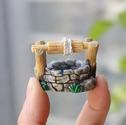 Mini Pozo Decoracion Jardin Casa Muñecas 1ud.