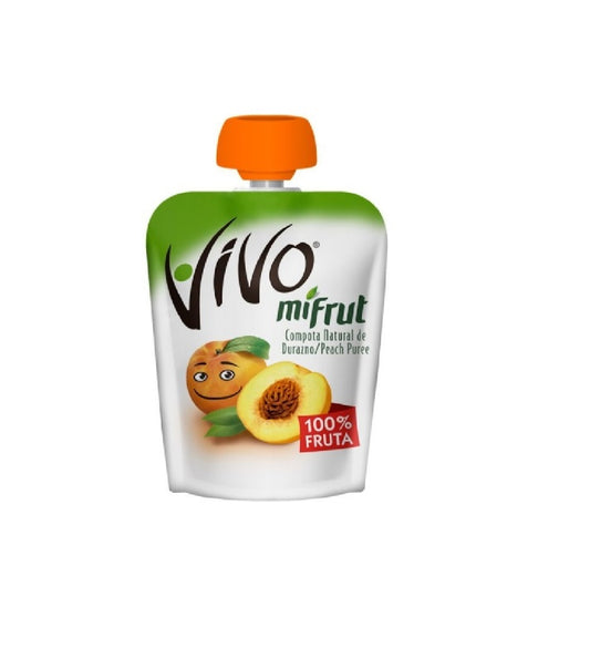 Vivo Compota Natural de Durazno 90gr.