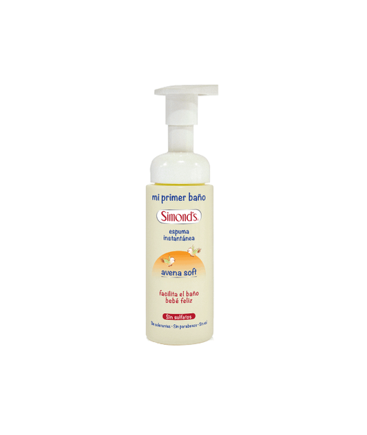 Simonds Jabon Espuma Mi Primer Baño Avena Soft 170ml.