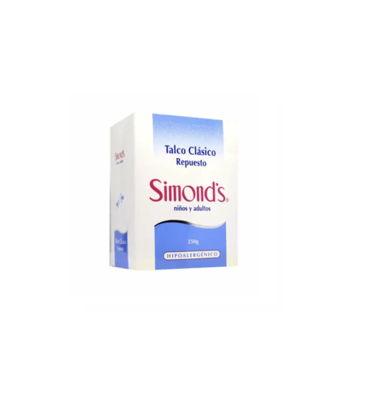 Simonds Talco Repuesto Recarga 250gr.