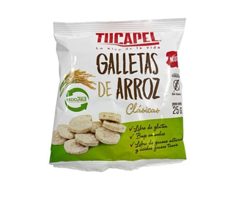 Tucapel Galletas de Arroz Clasicas 25gr.