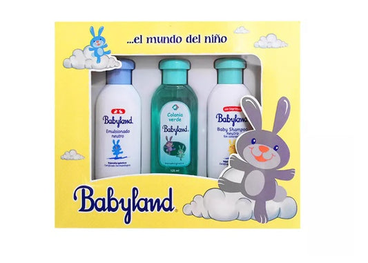 Babyland Estuche Simple Verde 3 Productos